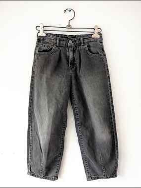 GUESS Girls Size 8 Barrel Leg Jeans – Y2K 90s Revival, Balloon Fit Streetwear